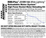 AeroTech J510W-14A RMS-38/1320 Reload Kit (1 Pack) - 105114